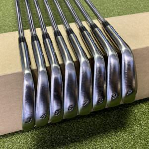 RH TaylorMade RAC MB TP Smoke Irons 3-PW KBS Stiff Flex Steel Golf Club Set