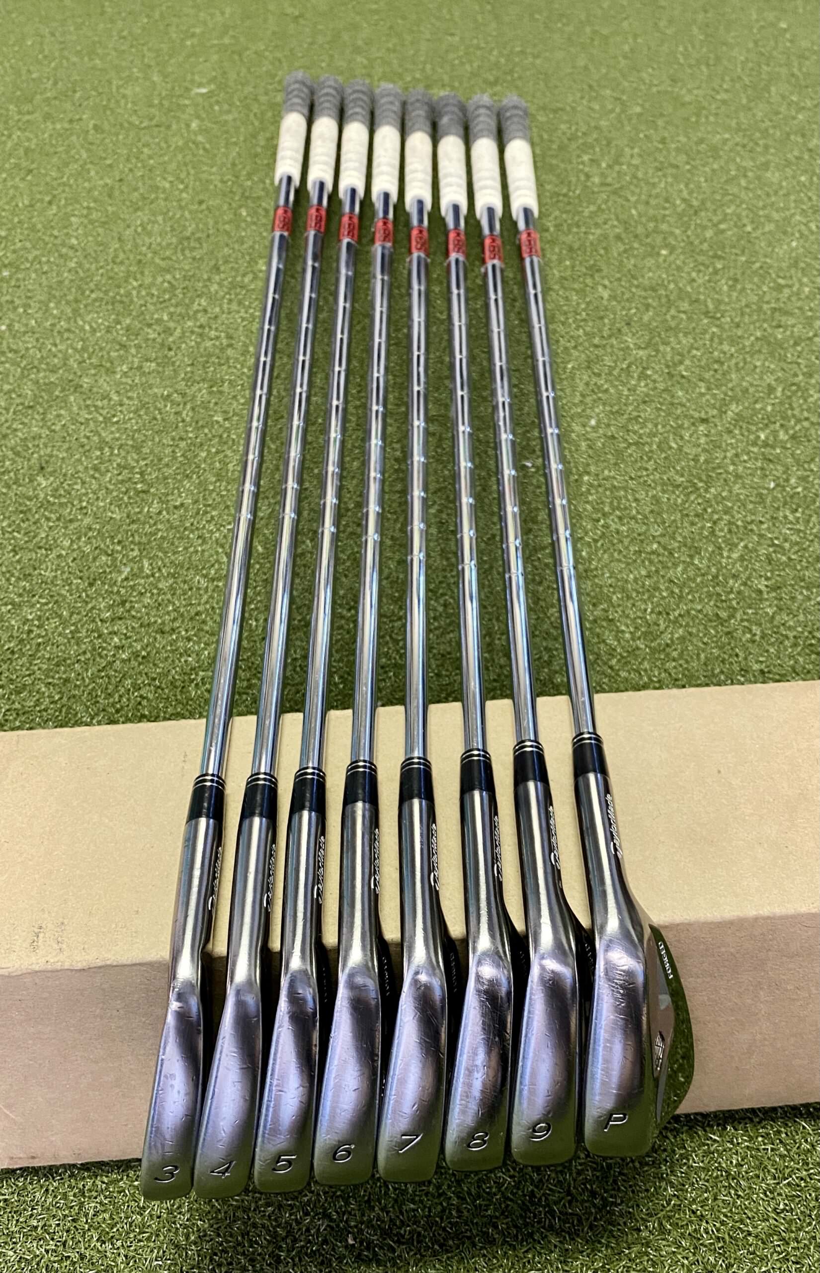 Taylormade Rac Mb RH TaylorMade RAC MB TP Smoke Irons 3-PW KBS Stiff Flex Steel Golf Club ...