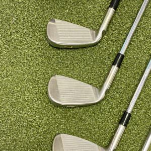 Used RH Ping Yellow Dot S55 Irons 5-PW CFS Regular Flex Steel Golf Club Set