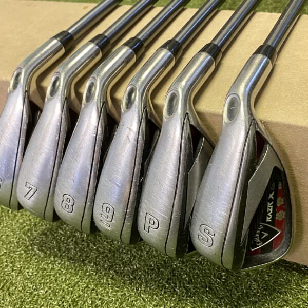 Used Right Handed Callaway RAZR X HL Irons 6-PW/SW 50g Ladies Graphite Golf Set