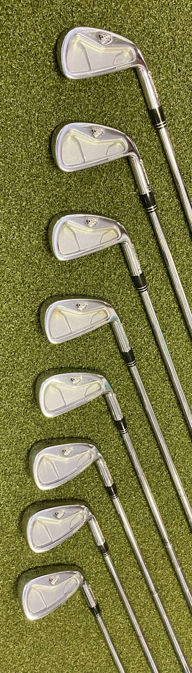 RH TaylorMade RAC TP Forged Irons 3-PW S300 Stiff Flex Steel Golf