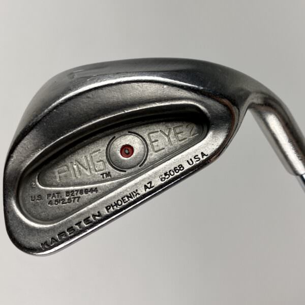 Used RH Ping Karsten Red Dot Ping Eye 2 Lob Wedge Steel Golf Club