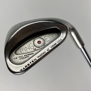 Used RH Ping Karsten Red Dot Ping Eye 2 Lob Wedge Steel Golf Club