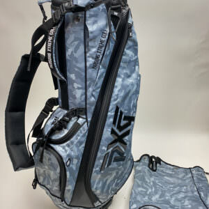 New PXG 2020 Carry Stand Bag Blue Camo w/ BackPack Straps And Rainhood