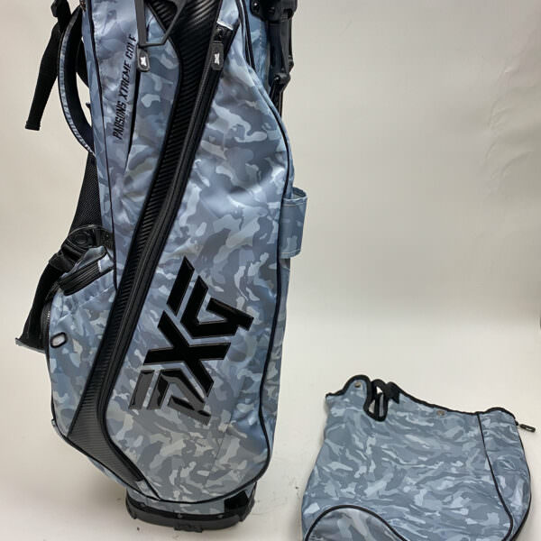 New PXG 2020 Carry Stand Bag Blue Camo w/ BackPack Straps And