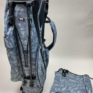 New PXG 2020 Carry Stand Bag Blue Camo w/ BackPack Straps And Rainhood