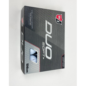 12 NEW 2020 Wilson Staff DUO Soft+ White Golf Balls