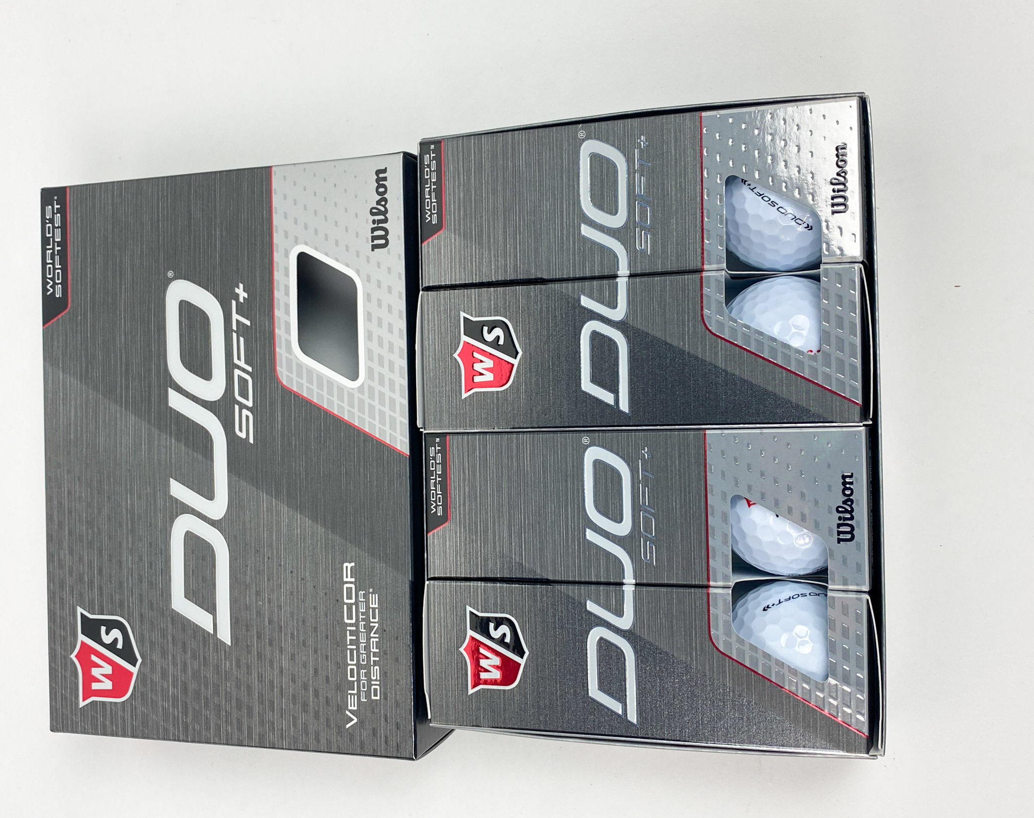 12 NEW 2020 Wilson Staff DUO Soft+ White Golf Balls · SwingPoint Golf®