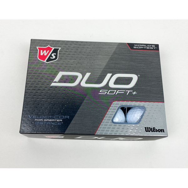 12 NEW 2020 Wilson Staff DUO Soft+ White Golf Balls