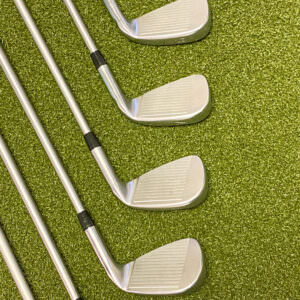 LH Ping Blue Dot i210 Irons 3-PW/UW KBS C-Taper 125g Stiff+ Flex Steel Golf Set