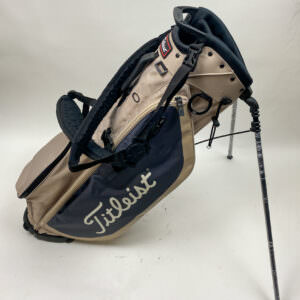 NWOT Titleist Golf Cart/Carry Stand Bag 4-Way Divided Blue Dual Straps & Handle