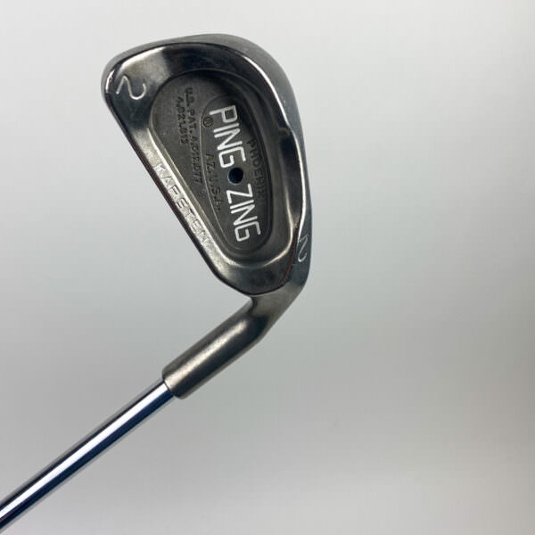 Used Right Handed Ping Karsten Black Dot Ping Zing 2 iron Steel Golf Club