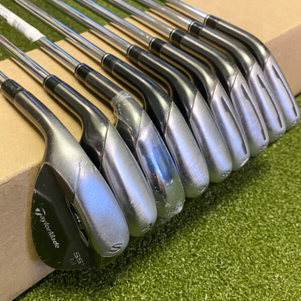 Used LH 2016 TaylorMade M2 Tour Irons 4-PW/AW/SW XP 95 Stiff Steel Golf Set
