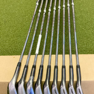 Used LH 2016 TaylorMade M2 Tour Irons 4-PW/AW/SW XP 95 Stiff Steel Golf Set