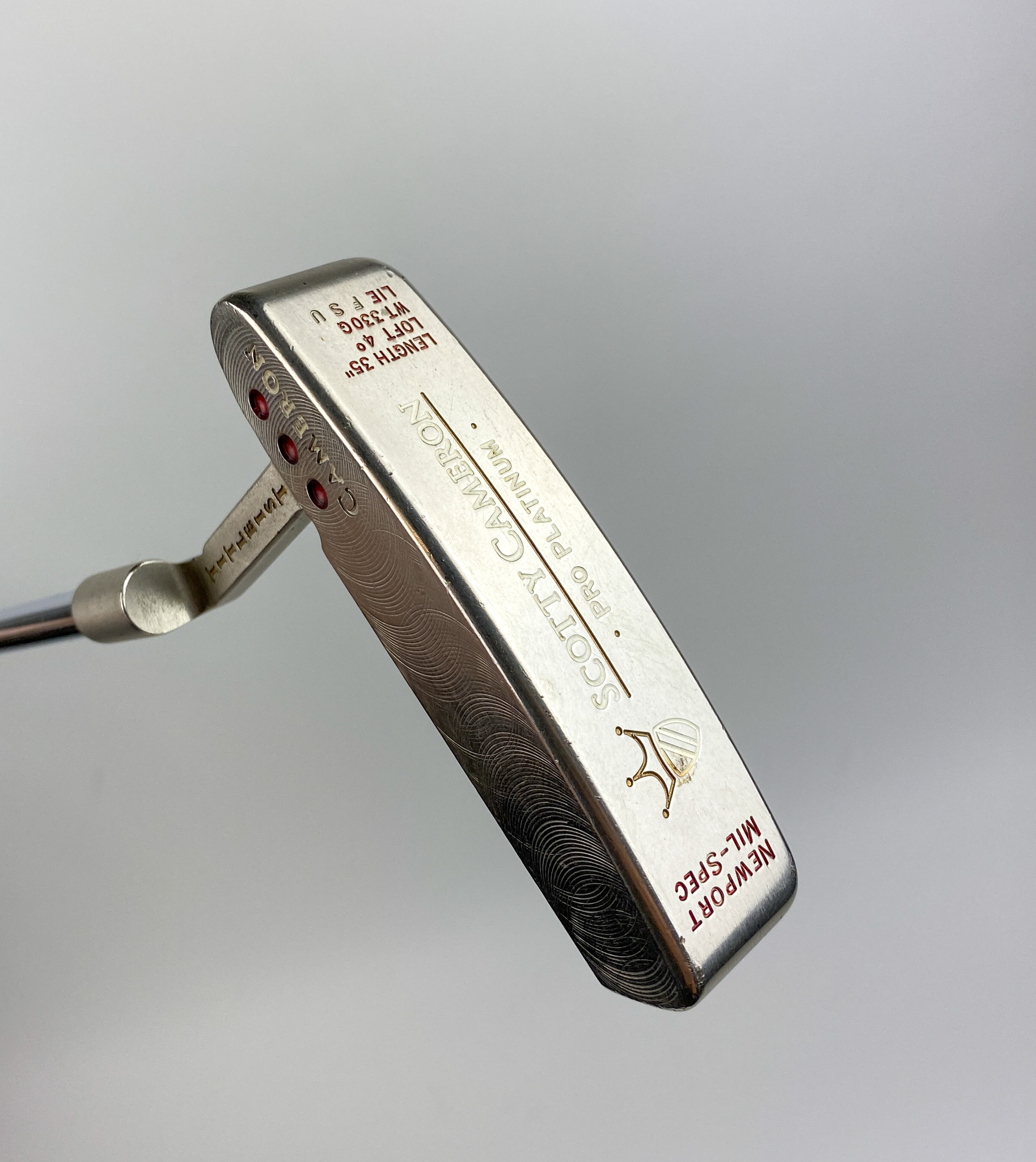 Titleist Scotty Cameron Pro Platinum Newport Mil-Spec 35 Titleist Scotty Cameron Pro Platinum Newport Mil-Spec 35