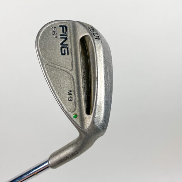 Used Right Handed Ping Green Dot MB 56* Sand Wedge Steel Golf Club Ships Free