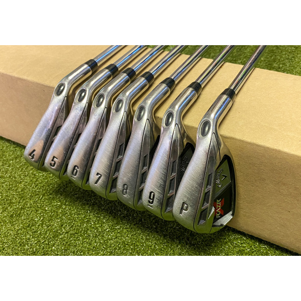 Used Right Handed Callaway RAZR X Irons 4-PW Uniflex Steel Golf Club Set