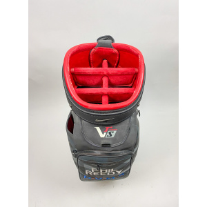 Used Gray/Red Nike VRS Golf Staff Bag with Strap Embroidered Phillip Reedy