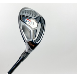 Used RH TaylorMade M6 Rescue 3 Hybrid 19* ATMOS 7 Stiff Flex Graphite Golf Club