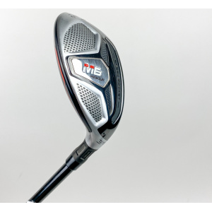 Used RH TaylorMade M6 Rescue 3 Hybrid 19* ATMOS 7 Stiff Flex Graphite Golf Club