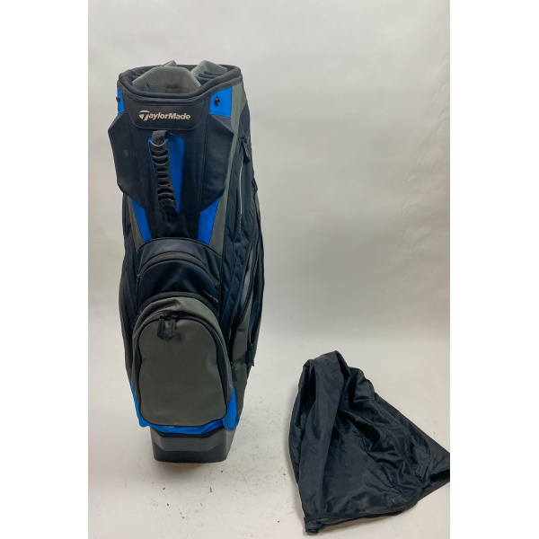TaylorMade Cart Carry Golf Bag 14-way Blue/Black/Gray Ships Free