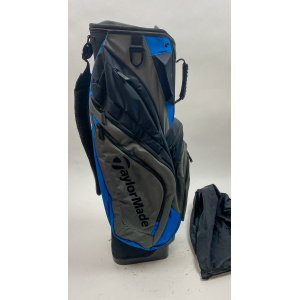 TaylorMade Cart Carry Golf Bag 14-way Blue/Black/Gray Ships Free