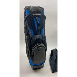 TaylorMade Cart Carry Golf Bag 14-way Blue/Black/Gray Ships Free