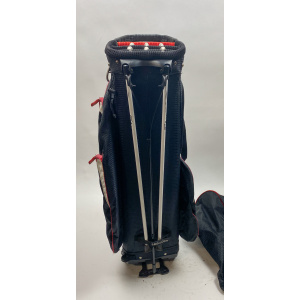 Titleist Golf Cart/Carry Stand Bag 14-Way Divided Red/Black W/ Dual Straps