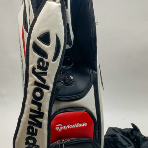 Used TaylorMade R9 Cart Demo Golf Bag White/Red/Black Ships Free