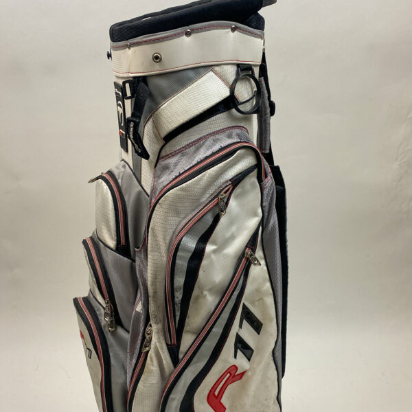 TaylorMade R11 Cart Carry Golf Bag 14-way White/Gray Ships Free No