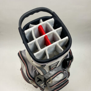 TaylorMade R11 Cart Carry Golf Bag 14-way White/Gray Ships Free No