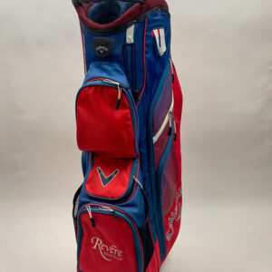 Callaway CHEV ORG 14 Golf Cart Carry Bag Red/Blue With Revere Logo