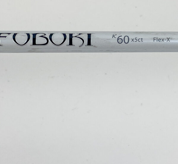 Used Mitsubishi Rayon Fubuki K60 x5ct 60g X-Stiff Driver Shaft Titleist Tip .5"