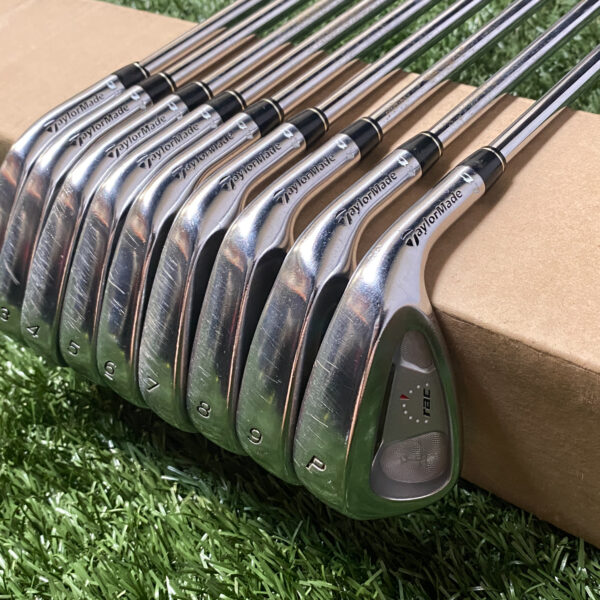 Used RH TaylorMade RAC LT Irons 2-PW FCM 6.0 Stiff Flex Steel Golf Club Set