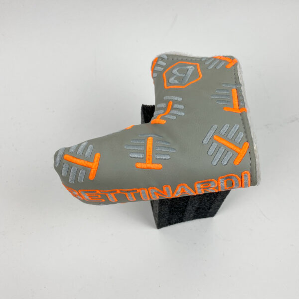 Very Nice Bettinardi Tour Dept. Blade Putter Head Cover Gray/Orange