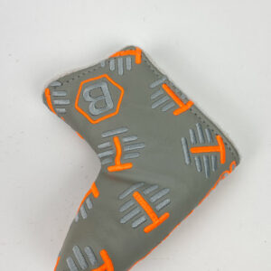 Very Nice Bettinardi Tour Dept. Blade Putter Head Cover Gray/Orange