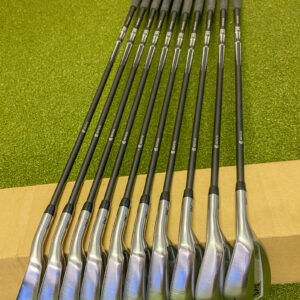 Used RH PXG 0211 COR2 Irons 4-PW/GW/SW/LW MMT 80g Stiff Flex Graphite Golf Set
