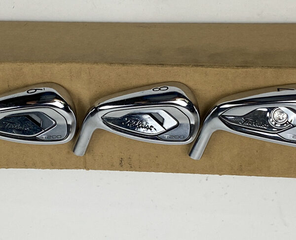 Used Left Handed Titleist T200 Irons 5-PW/48* HEADS ONLY Golf Club Set