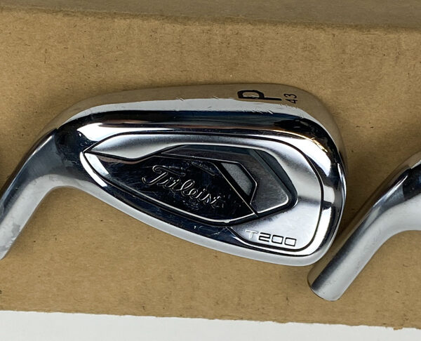 Used Left Handed Titleist T200 Irons 5-PW/48* HEADS ONLY Golf Club