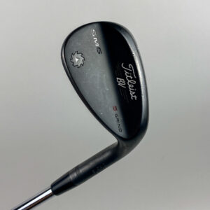 RH Titleist Vokey SM6 S Grind Jet Black Wedge 54*-10 Wedge Flex Steel Golf Club