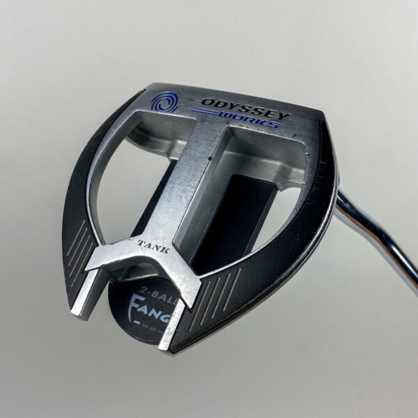 Used Right Handed Odyssey Works Tank 2-Ball Fang 38" Putter Steel Golf Club
