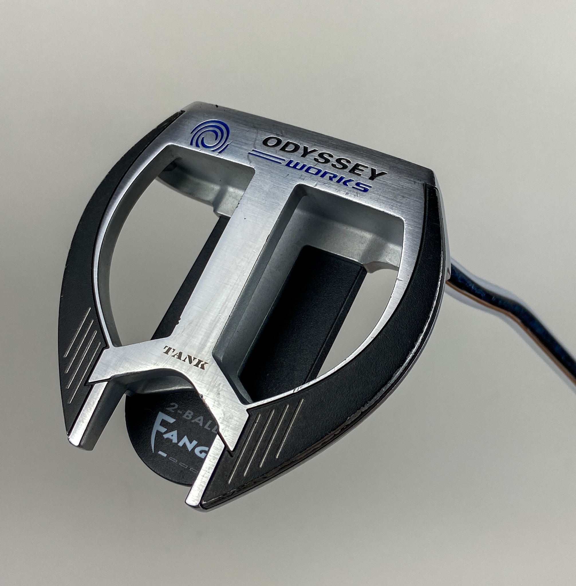 ODYSSEY WORKS TANK 2-BALL FANGパター38インチ中尺 Used Right Handed Odyssey Works Tank 2-Ball Fang 38