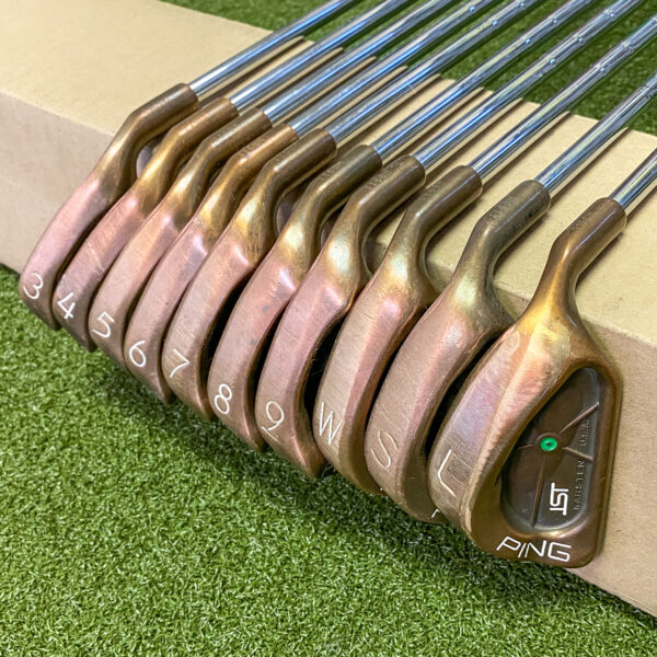 Ping Green Dot ISI Beryllium Copper Irons 3-PW/SW/LW Z-Z65 Stiff Steel Golf Set