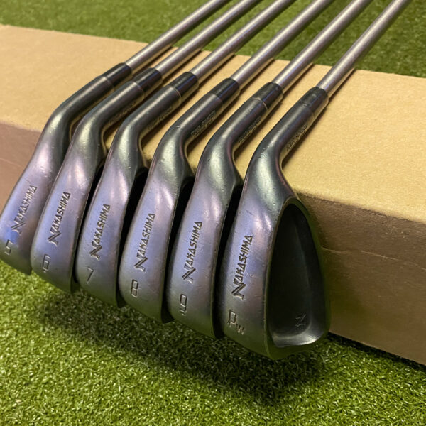 Nakashima Ntec Tour Forged NP 5+ Irons 5-PW Stiff Flex Graphite Golf Club Set