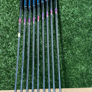 Used LH Ping Black Dot G30 Irons 4-PW/UW/SW CFS Stiff Flex Steel Golf Club Set