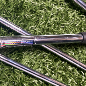 Used LH Ping Black Dot G30 Irons 4-PW/UW/SW CFS Stiff Flex Steel Golf Club Set