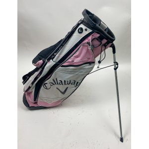 Callaway Hyper-Lite 3.5 Cart Carry Golf Stand Bag - Pink w/ Straps & Rainhood