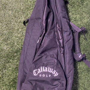 Used Callaway Black Golf Bag Travel Case with Wheels