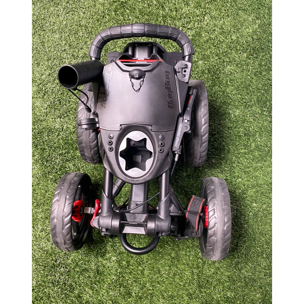 Bag Boy Quad XL 3 Wheel Speed Cart Golf Black Push Cart Ships Free