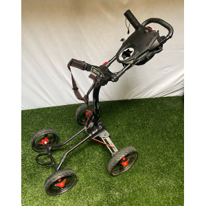 Bag Boy Quad XL 3 Wheel Speed Cart Golf Black Push Cart Ships Free
